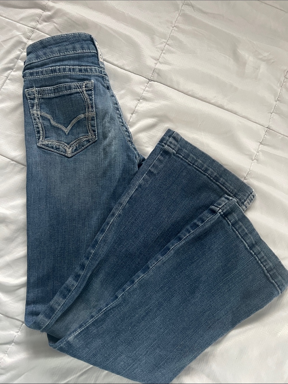 Ariat Girl’s Medium Blue Bootcut Jeans - Picture 5 of 5